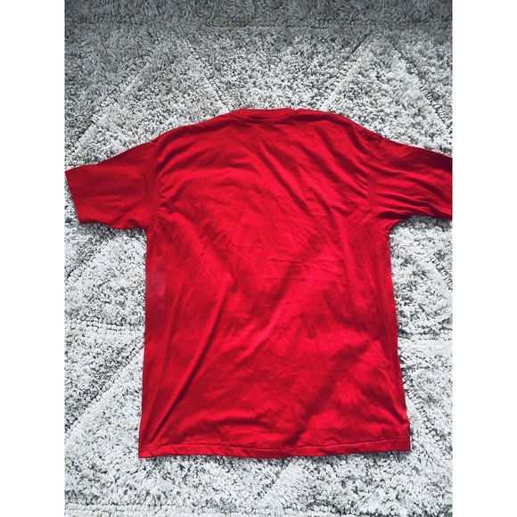 Vintage Single Stitched Elvis Presley T-Shirt Mens Hanes Size XL Red Signed - Picture 9 of 10